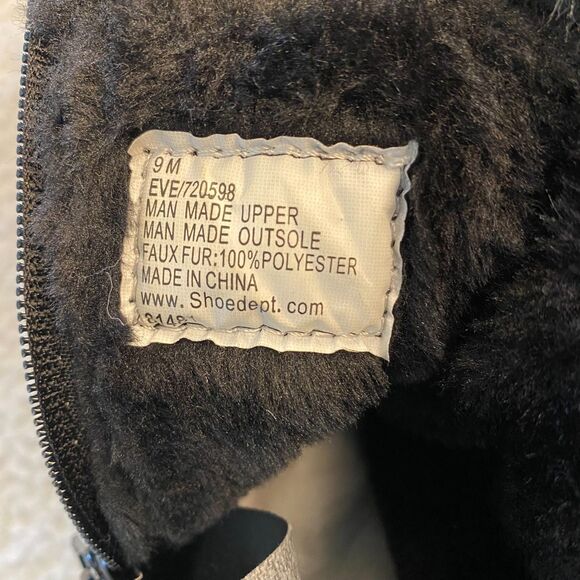 Totes‎ Womens Eve Cold Weather Winter Boots Size 9M Black Hot Cozy Outdoor - Picture 5 of 7